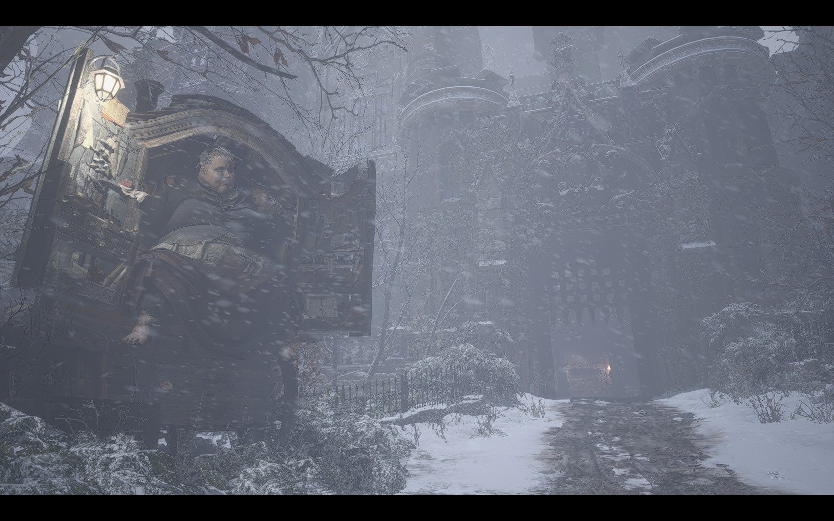 Resident Evil Village Schloss In das Schloss und den Lykanern entkommen, der Händler